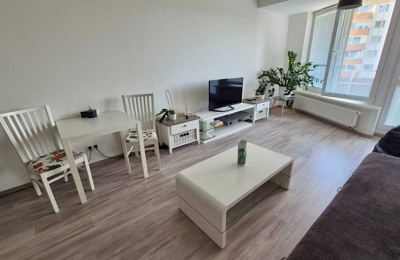 Rent of a modern apartment, 40 m², in Nové Mesto, Bratislava, Slovakia