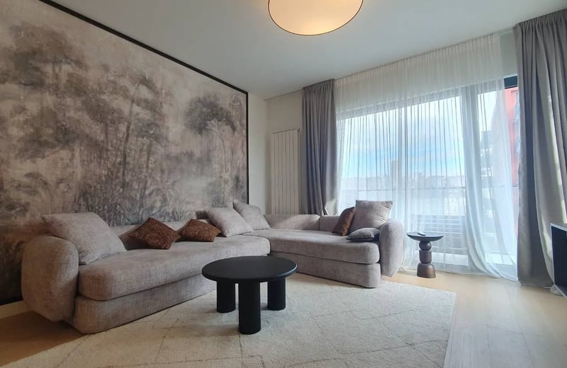 Rent of a two-room apartment, 55 m², in the premium residential complex BW King’s Park, Belgrade, Serbia