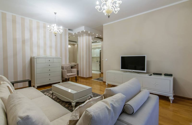 Аренда светлой трехкомнатной квартиры 100 м² в центре города, Белград, Сербия