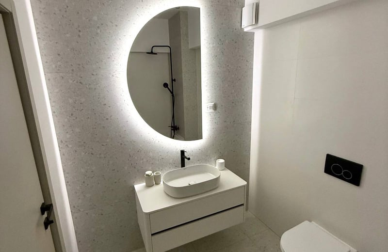 Rent of a new luxury two-room apartment, 50 m², in the city center, Bucharest, Romania