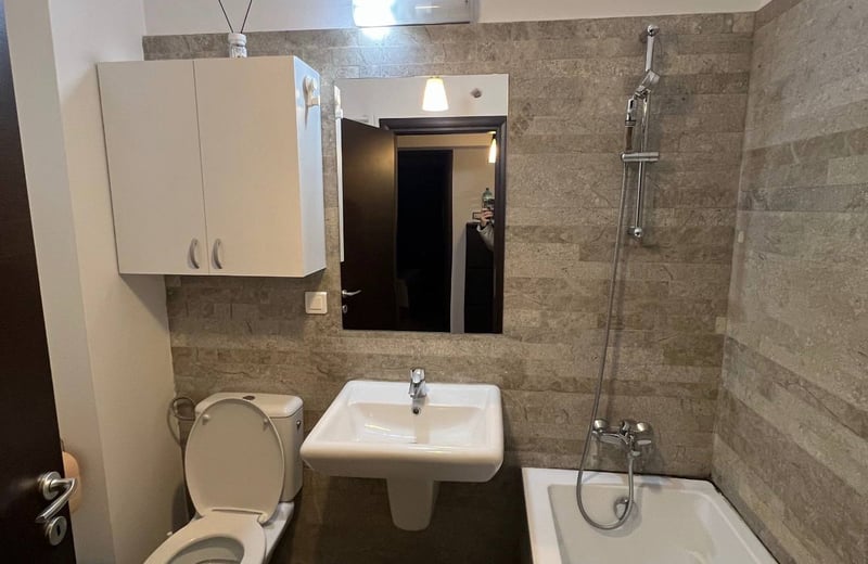 Rent of a bright furnished two-room apartment near Titan Park, Bucharest, Romania