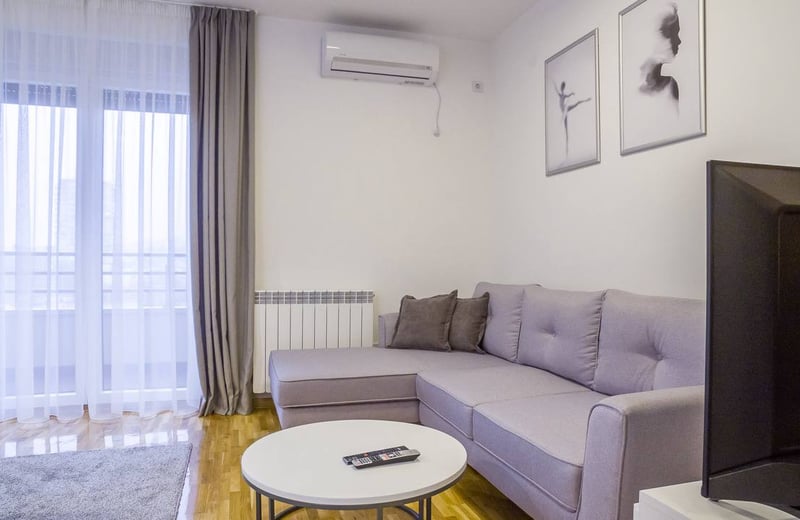 Аренда двухкомнатной квартиры 42 м² в новом современном ЖК Green Residence, Белград, Сербия