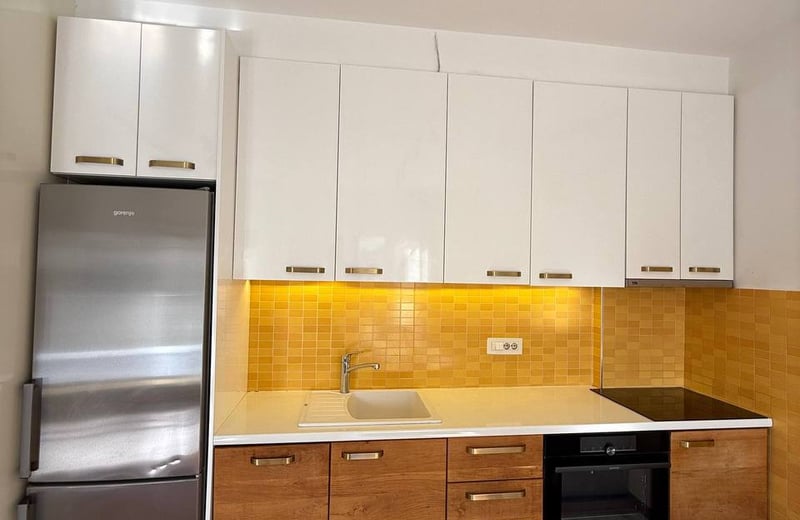 Rent of a bright 3-room apartment, 54 m², in a new building in the center of Belgrade, Serbia