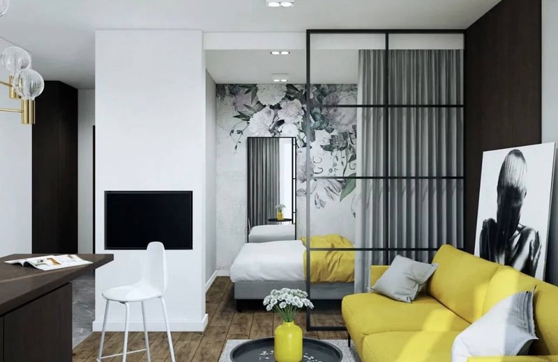 Miete einer hellen 2-Zimmer-Wohnung mit 32 m² in Prądnik Czerwony, Krakau, Polen