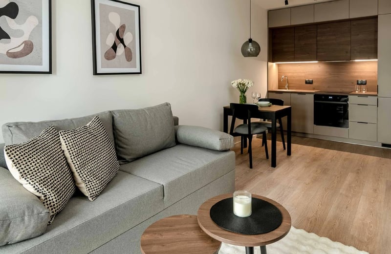 Location d’un appartement moderne de 2 pièces, 36 m², Zabłocie, Cracovie, Pologne