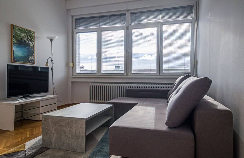 Rent of a 2-room apartment, 45 m², opposite Kalemegdan Fortress, Belgrade, Serbia