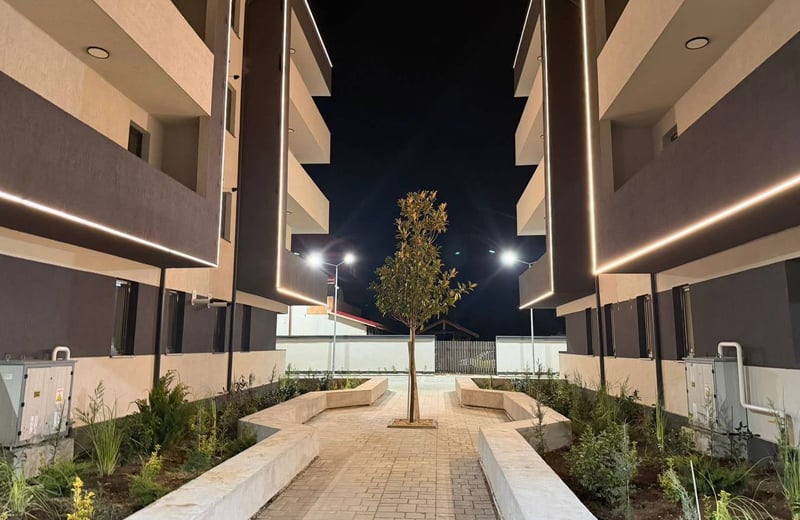Alquiler de un apartamento moderno y luminoso de 1 habitación en Chiajna, Bucarest, Rumanía