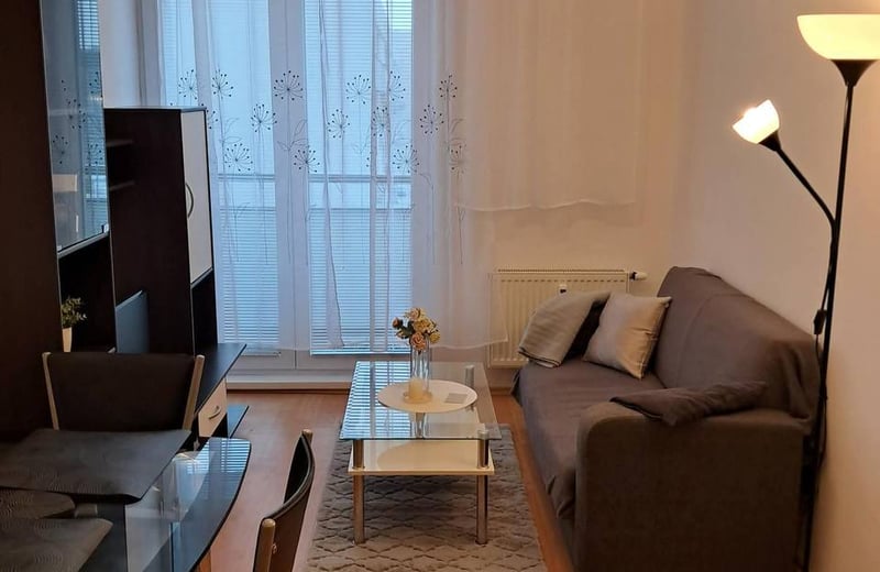 Rent of a furnished 2-room apartment, 35 m², in Rača, Bratislava, Slovakia