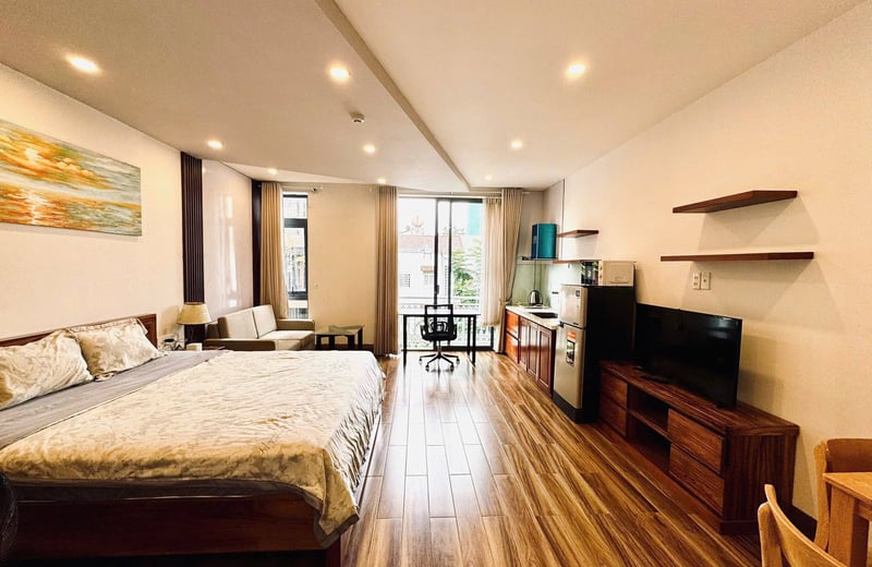 Alquiler de un luminoso estudio amueblado, My An, Da Nang, Vietnam