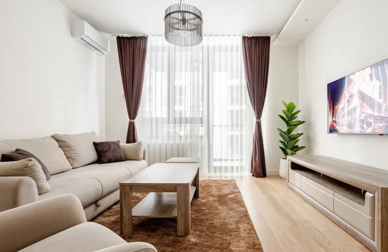 Alquiler de un apartamento completamente nuevo de 2 habitaciones, 60 m², BW Sensa, Belgrado, Serbia