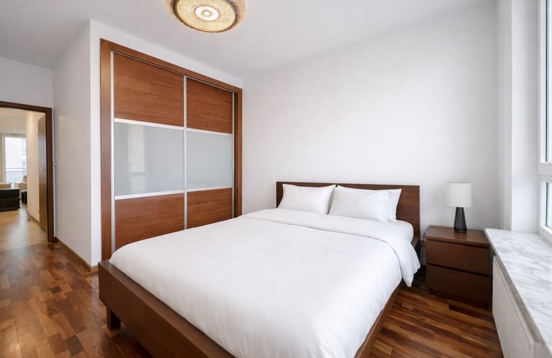 Alquiler de un luminoso apartamento amueblado de 2 habitaciones, 54 m², Marina Mokotów, Varsovia, Polonia