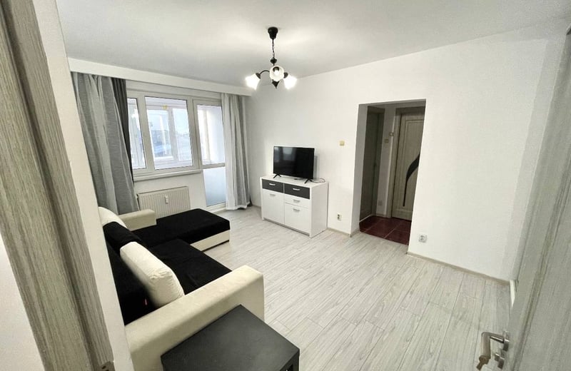 Location d’un appartement lumineux et meublé de 2 pièces, 48 m², Secteur 6, Crângași, Bucarest, Roumanie