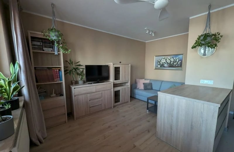 Miete einer unglaublich gemütlichen 2-Zimmer-Wohnung, Służew, Mokotów, Warschau, Polen