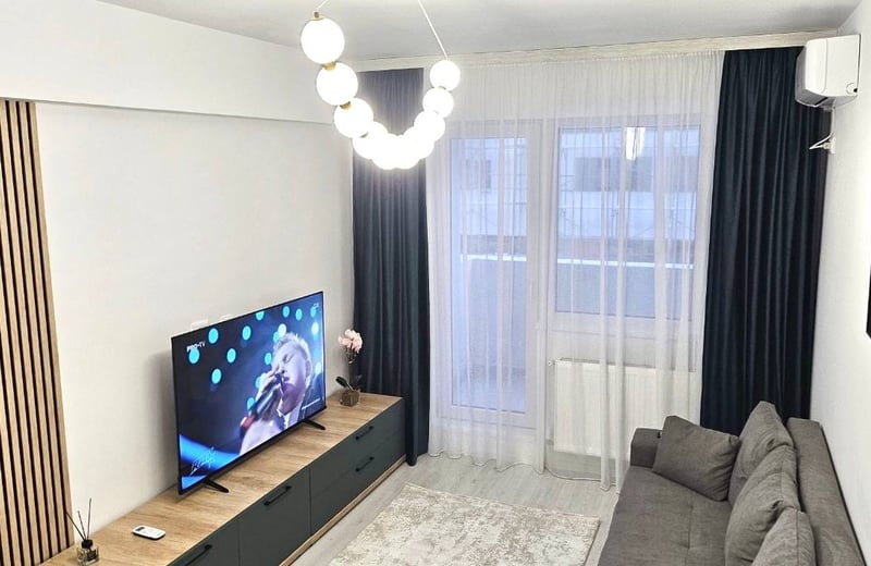 Alquiler de un apartamento amueblado de 2 habitaciones, 55 m², Sector 6, Bucarest, Rumanía