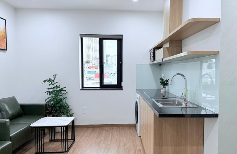 Alquiler de un luminoso apartamento amueblado con 2 dormitorios, My An, Da Nang, Vietnam