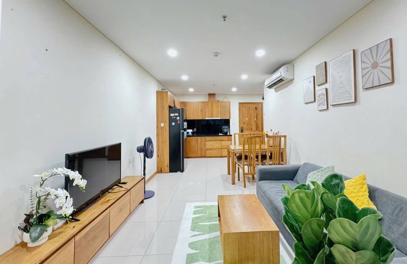 Rent of a bright, furnished 1-bedroom apartment, 56 m², city center, Nha Trang, Vietnam