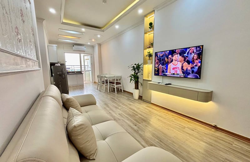 Miete einer möblierten Wohnung mit 2 Schlafzimmern in Meeresnähe, Nha Trang, Vietnam