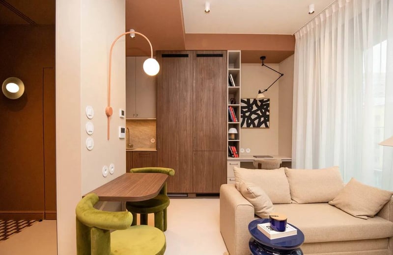 Cozy furnished one-room apartment for rent, 32 m², Wola, Warsaw, Poland