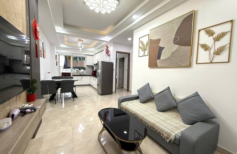 Möblierte luxuriöse Wohnung mit zwei Schlafzimmern zur Miete, Oceanus, Nha Trang, Vietnam