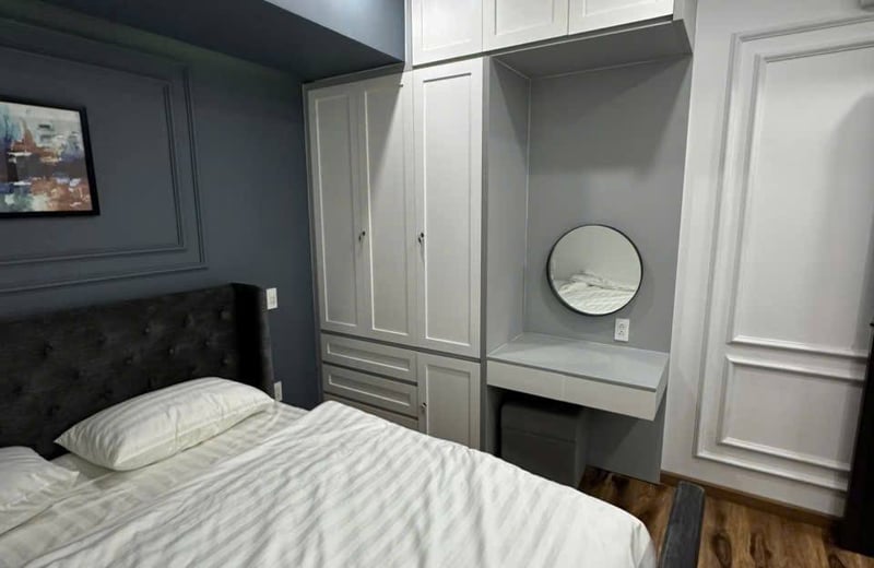 Аренда светлой меблированной трёхкомнатной квартиры с видом на море, 74 м², Нячанг, Вьетнам