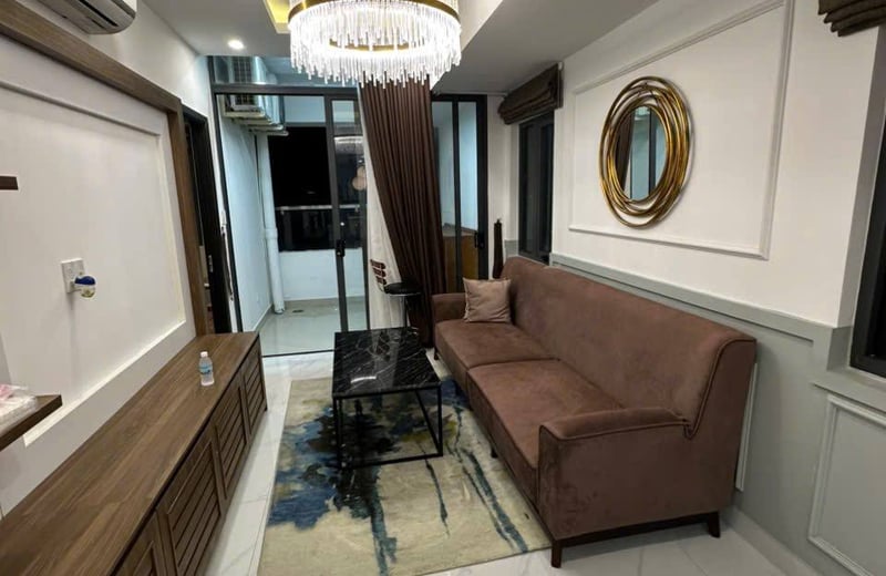 Аренда светлой меблированной трёхкомнатной квартиры с видом на море, 74 м², Нячанг, Вьетнам