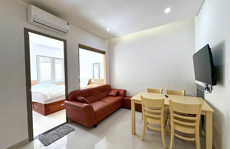Furnished apartment with one bedroom for rent, My An area, Da Nang, Vietnam