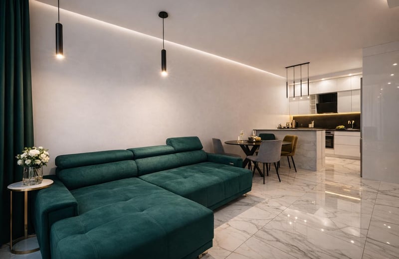 Alquiler de apartamento moderno de tres habitaciones con balcón, 63 m², Mokotów, Varsovia, Polonia