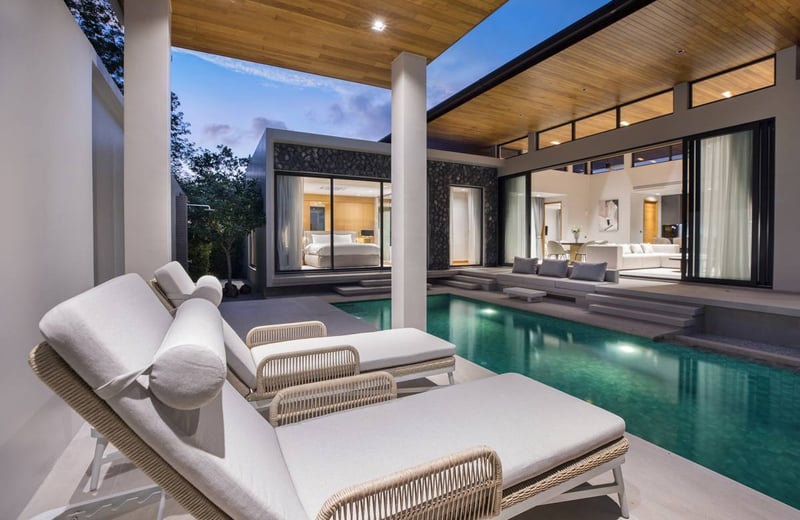 Alquiler de villa moderna estilo loft con piscina privada, Phuket, Tailandia
