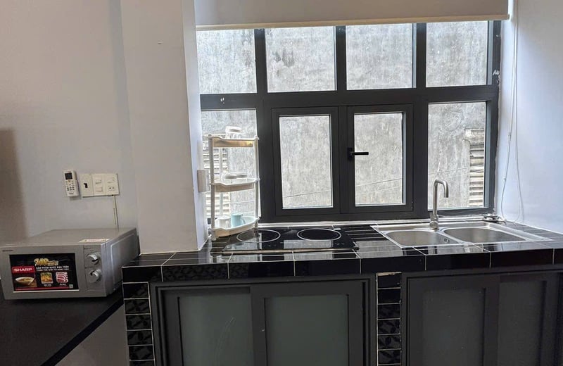 Furnished studio with balcony for rent, 35 m², Nha Trang, Vietnam