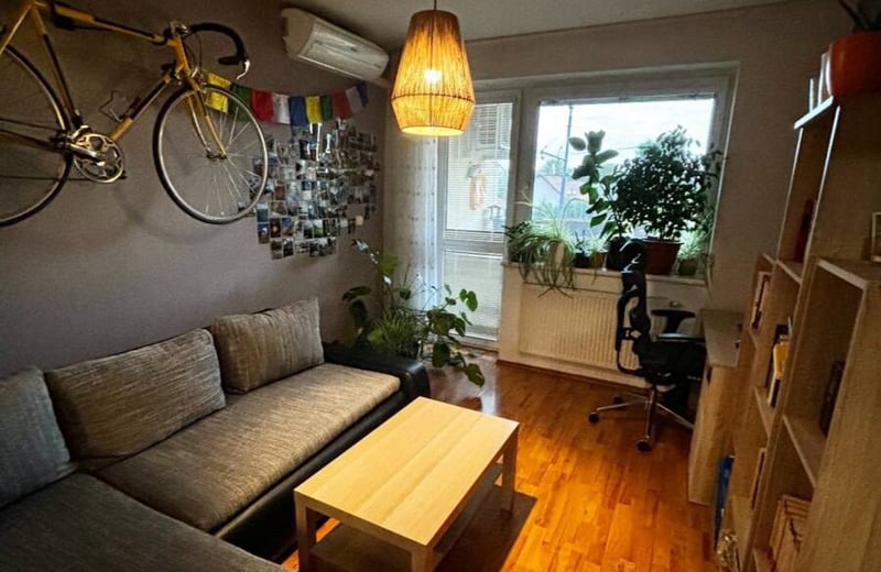 Modern furnished apartment with balcony for rent, Ružinov, Bratislava, Slovakia