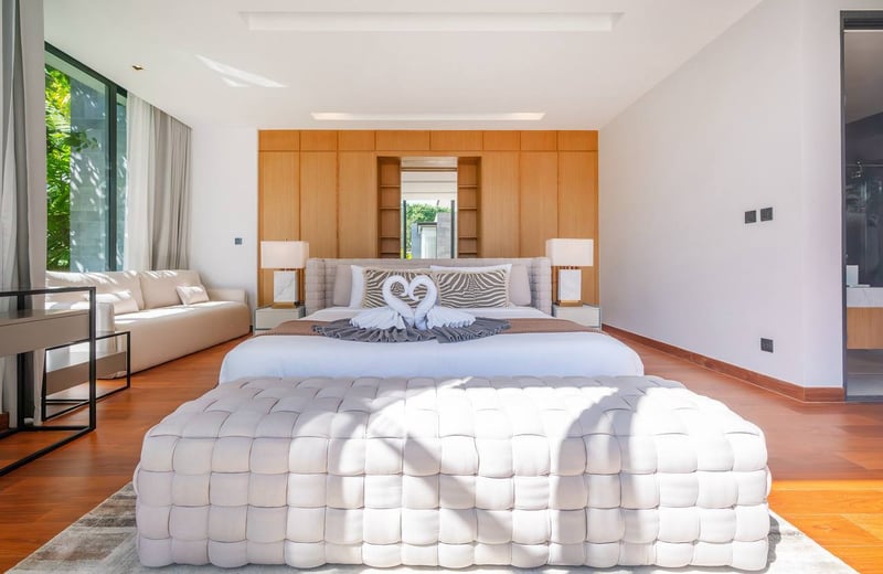 Alquiler de villa espaciosa con piscina privada, 4 dormitorios, Bang Tao, Phuket, Tailandia