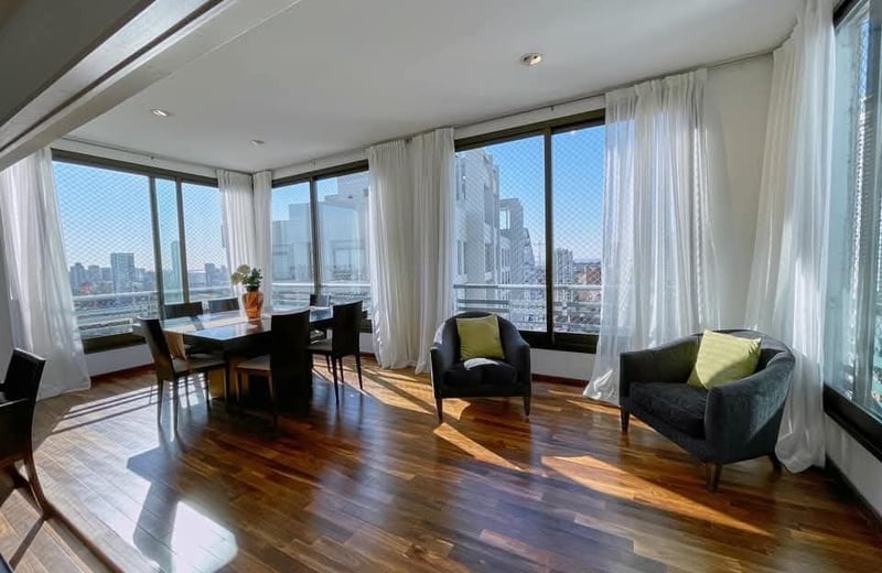 Spacious bright 120 m² apartment in Quartier Sinclair residence for rent in Palermo, Buenos Aires, Argentina