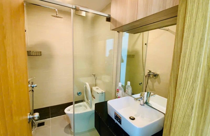 Komfortable Wohnung mit 2 Schlafzimmern im Wohnkomplex Oceanus zur Miete nahe dem Meer in Nha Trang, Vietnam