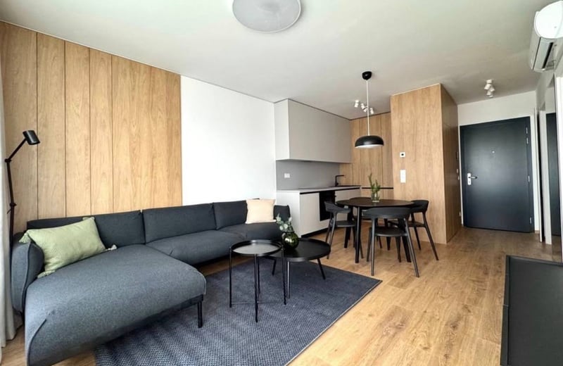 Designer 48 m² apartment for rent in Bratislava, Slovakia