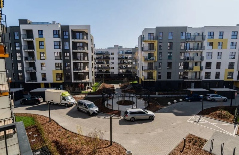 Apartamento estudio moderno y amueblado, 32 m², en alquiler en Varsovia, Polonia