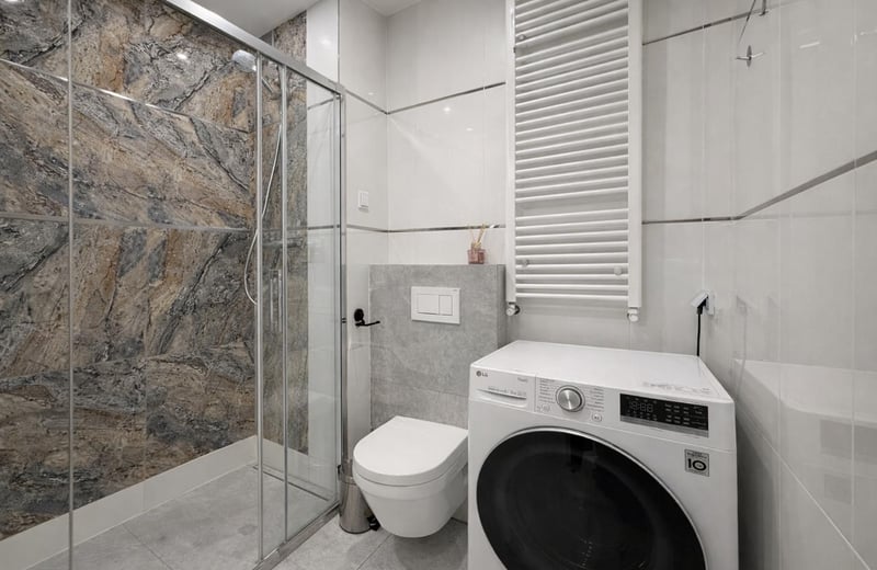 Bright furnished apartment, 53 m², for rent in Mokotów, Warsaw, Poland