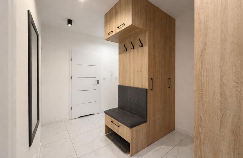 Bright furnished apartment, 53 m², for rent in Mokotów, Warsaw, Poland