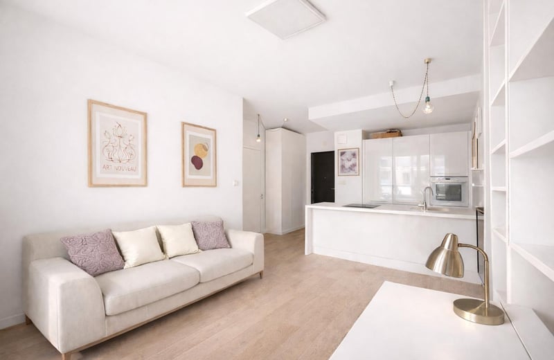 Modern furnished apartment 41 m² with balcony for rent in Wilanów, Warsaw, Poland