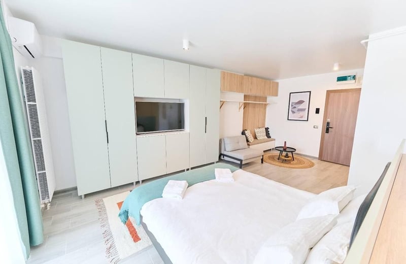 Studio confortable à louer à Mamaia-Sat, Roumanie