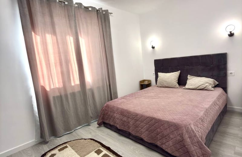 Bright furnished apartment 42 m² for rent in Chiajna, Bucharest, Romania