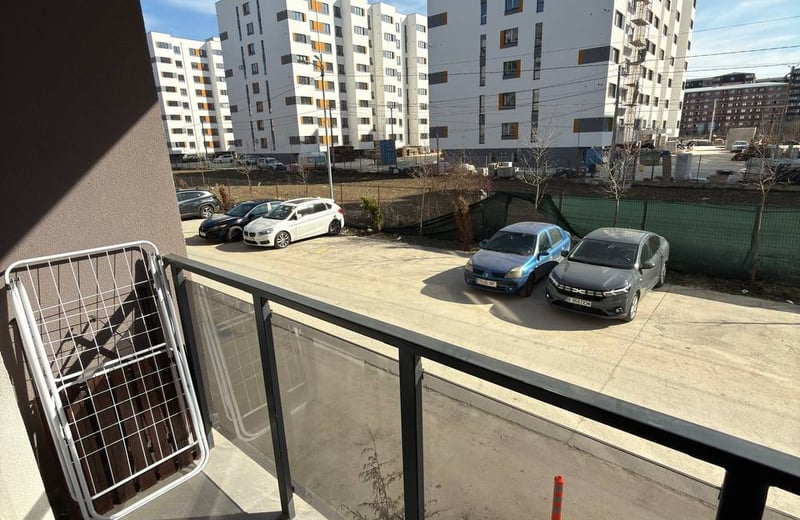 Bright furnished apartment 42 m² for rent in Chiajna, Bucharest, Romania