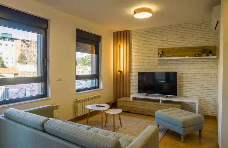 Apartamento acogedor y amueblado 50 m² con terraza en alquiler en Vračar, Belgrado, Serbia