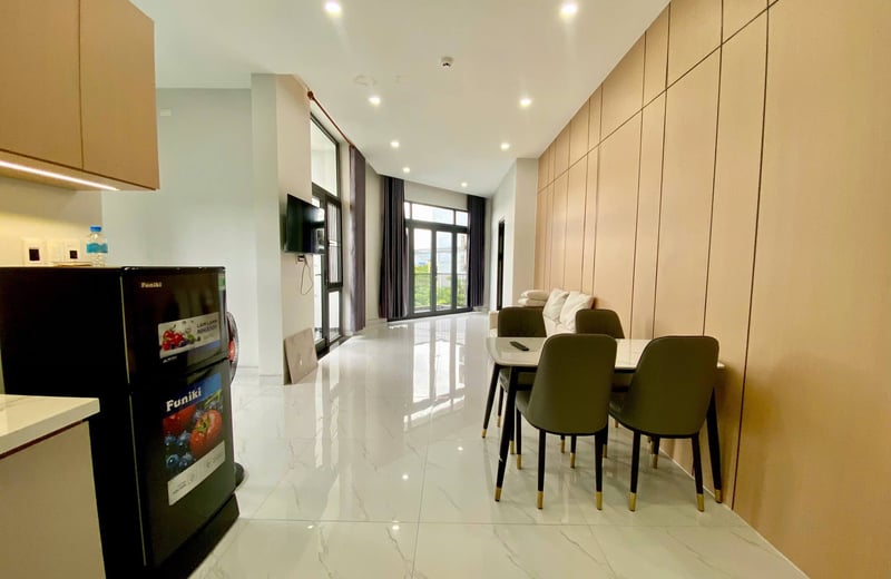 Cozy furnished apartment with balcony for rent in Cam Le, Da Nang, Vietnam