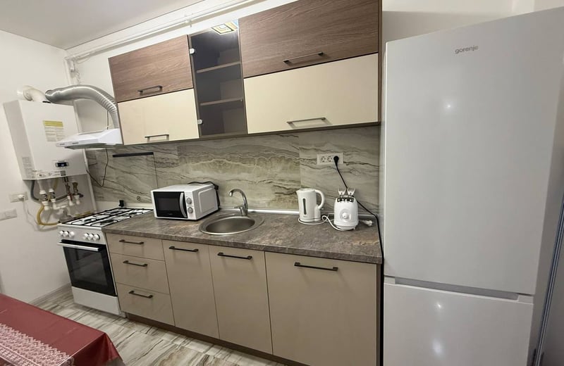 New furnished apartment with balcony for rent in Chiajna, Bucharest, Romania