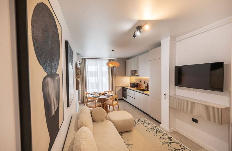 Apartamento moderno y luminoso en alquiler en Mamaia-Sat, Rumanía