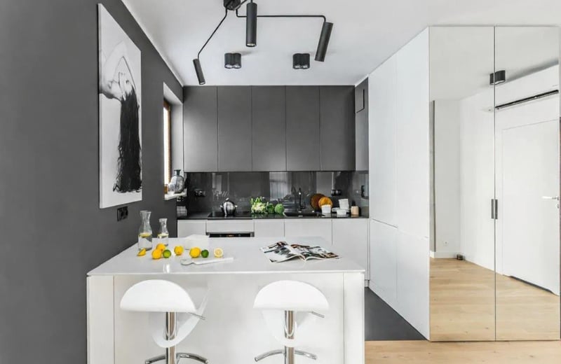 Modern 2-room apartment 67 m² with balcony for rent, Mokotów, Warsaw, Poland