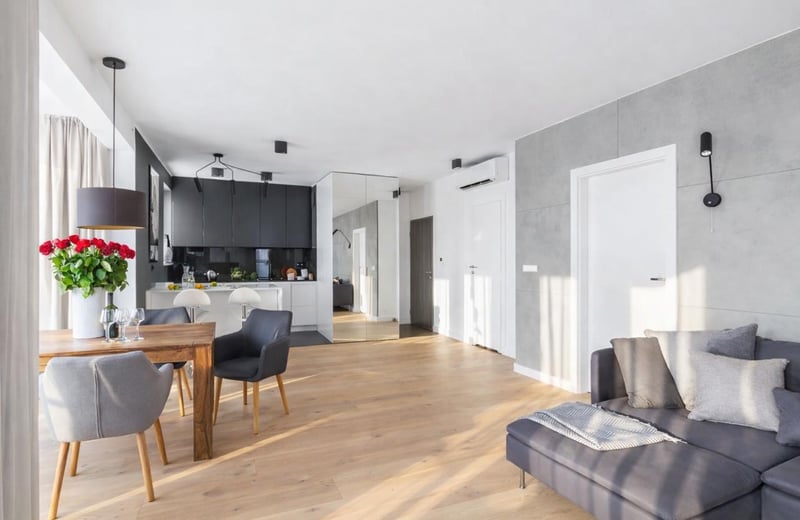 Modern 2-room apartment 67 m² with balcony for rent, Mokotów, Warsaw, Poland