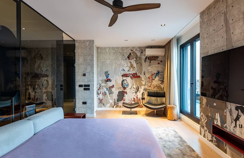 Ático de lujo de 123 m² con terraza en el complejo residencial K-District en alquiler, Belgrado, Serbia