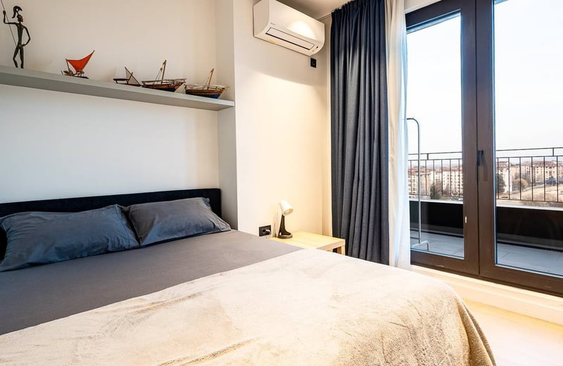 Ático de lujo de 123 m² con terraza en el complejo residencial K-District en alquiler, Belgrado, Serbia