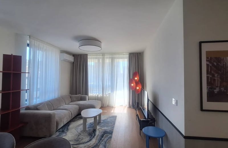 Moderne möblierte wohnung mit terrasse im wohnkomplex BW Quartet 2 zur miete, 83 m², Belgrad, Serbien